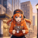 RageRap animated Discord emote from Glitching Neon Code Tier 7