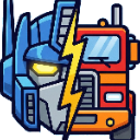 Transformer custom emote from Glitching Neon Code Tier 7