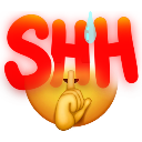 shh Discord Emoji from /Lightx | Social • Chat • VC • Emotes • Chill • Fun • Active