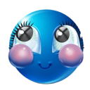 013_blue_blush custom emote - Colony of weirdos 2.0