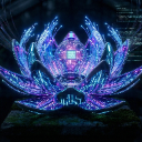 AI_Flower custom emote | Glitching Neon Code Tier 7