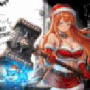 HammerTime animated GIF emoji from Glitching Neon Code Tier 7