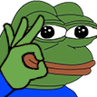 pepeOK Discord sticker from SKYFLOW ESPORTS