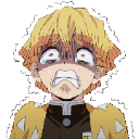 1421zenitsuscared custom emote - Mellowden