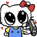 84604kittygun Discord sticker from Mellowden