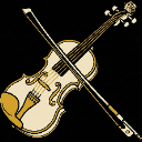 Violin6 Discord sticker - Glitching Neon Code Tier 7