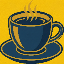 CoffeeCup Discord sticker - Glitching Neon Code Tier 7