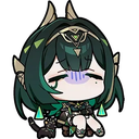 neferTired custom emote from Curatorium of Secrets