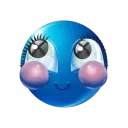 blushing