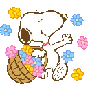 SNOOPY_flowers