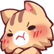 pouty_blush Discord sticker - ᴀᴛʜᴀᴢᴀɢᴏʀᴀᴘʜᴏʙɪᴀ