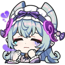 mizukiScared Discord sticker - Curatorium of Secrets