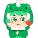 Dino_Heart_Eyes Discord emoji