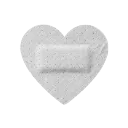white_bandageheart