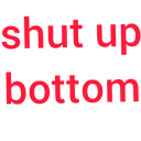 stfu custom emote - Just Cum