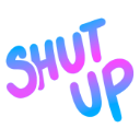 Shutup Discord Emoji | Red Wolf