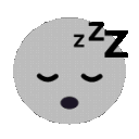 graysleepingemoji animated GIF emoji - Snapchat Social Club