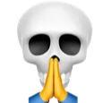 skullpray Discord sticker - Italian Mapping's Planet