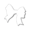 white_bow