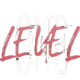 Text with a glitch effect and pink coloring layered over white lettering.