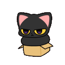 blackcat animated Discord emote from Roblox Cheat
