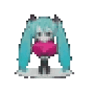 MikuCheerleader animated GIF emoji - Chatopia