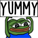 Yummy Discord sticker - /Lightx | Social • Chat • VC • Emotes • Chill • Fun • Active