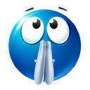 be_bluepray Discord sticker from 🔹 BlueCord 🔹