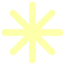 pastelyellowasterisk