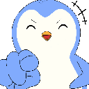 pengulaugh animated GIF emoji from Ripo Team