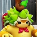 A sad durian creature with a tear in its eye and a dejected expression.