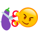 eggplantsnip custom emote | Just Cum