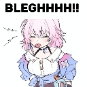 blehhh Discord sticker | COMMEZARS