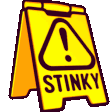 CautionStinky animated GIF emoji - Lanie's Corner