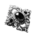 34858gothbloodbrooch