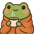 frogcozy Discord sticker | Lanie's Corner