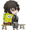 Dazai_n_Spongebob