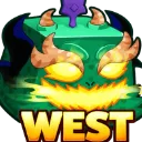 west