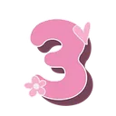 Pink_three_heart_flower