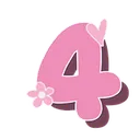 Pink_four_heart_flower
