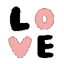 vdaypinkblackovetext Discord emoji
