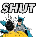 BATMAN_stfu Discord sticker | HaniCraft Community