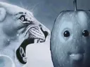 Lion_and_apple