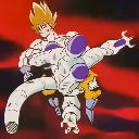 ssj1gokuvsfrizamp2 Discord sticker from The phantasmics