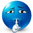 shhh Discord sticker | B.R.U.T