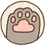 Pusheen_paw