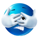 002_blue_hide Discord sticker | truly ᯓ✩ friends ㆍ giveaways ㆍ tags ㆍ chill ㆍ vc ㆍ hangout ㆍ social ㆍ cute ㆍ emotes ㆍ active ㆍ chat