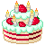 Cake animated emote from TheRapidShow's Discord