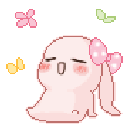 bunny_relaxing animated Discord emote from Starpatch