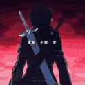 kirito animated GIF emoji | Gaming Grid